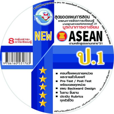 NEW สุดยอดแผนการสอน แผนการจัดการเรียนรู้รายชั่วโมง (8 กลุ่มสาระฯ) ป.1
